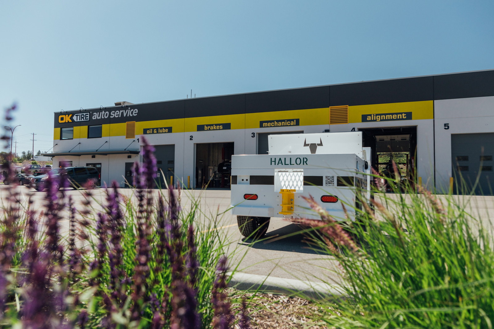 The Hallor Green Ox at a service centre